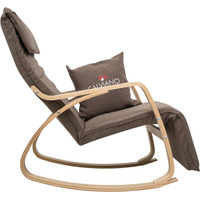 Кресло-качалка Calviano Comfort 1 (коричневый) в Солигорске