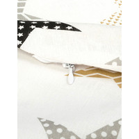 Подушка для беременных Amarobaby Звезды пэчворк AMARO-40U-ZP (белый)