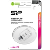 USB Flash Silicon-Power Mobile C10 64GB (белый)