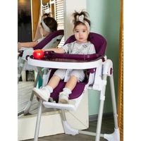 Высокий стульчик Baby Prestige Junior Lux+ (silver)