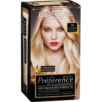 Крем-краска для волос L'Oreal Recital Preference 10 Лос-Анджелес Светло-светло-русый
