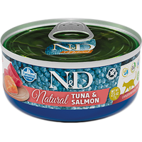 Консервированный корм для кошек Farmina N&D Natural Tuna & Salmon (с тунцом и лососем) 70 г
