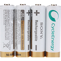Аккумуляторы + зарядное Sony Ni-MH Battery Charger + 2100mAh [BCG-34HH4KN]