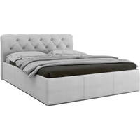 Кровать Bon Mebel Калипсо с ПМ 140x200 (кожзам серый)
