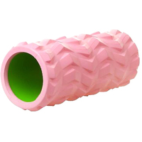 Массажный ролик-валик Body Form BF-YR02 (розовый/зеленый)