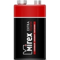 Батарейка Mirex Extra Power 9V 1 шт 23702-6F22-S1