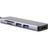 Док-станция USBTOP USB3.1 Type-C - 2xUSB3.0/HDMI/TF/SD