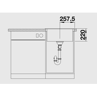 Кухонная мойка Blanco Pleon 5 (антрацит) [521504]