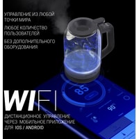 Электрический чайник Polaris PWK 1720CGLD Wi-Fi IQ Home (серый) в Пинске