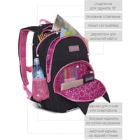 Школьный рюкзак Grizzly RG-966-21/2 (черный/розовый) в Барановичах