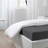 Постельное белье Ikea Наттэсмин (темно-серый) 150x260