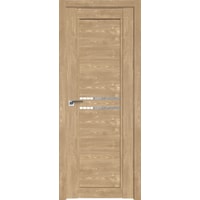 Межкомнатная дверь ProfilDoors 2.75XN L 90x200 (каштан натуральный, стекло дождь белый)