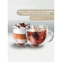 Заварочный чайник Makkua Hygge TH1600 + 2 кружки