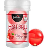Смазка универсальная Hot Flowers Aromatic Hot Ball HC586 (красные ягоды)
