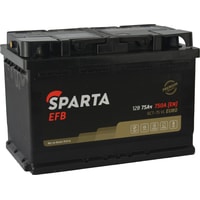 Автомобильный аккумулятор Sparta EFB 6CT-75 VL Euro (75 А·ч)
