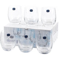 Набор стаканов для воды и напитков Bohemia Crystal Elements 25180/379712/300