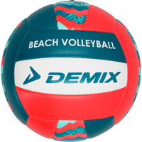 Волейбольный мяч Demix 0KUMDTUSO3 (5 размер, зеленый/красный)