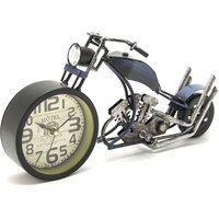 Настольные часы Jenniss Мотоцикл (синий)