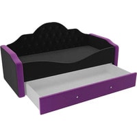 Кровать Лига диванов Скаут 162x72 102900 (черный/фиолетовый)