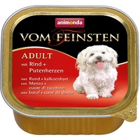 Консервированный корм для собак Animonda Vom Feinsten Adult mit Rind + Putenherzen 150 г