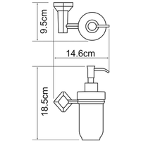 Дозатор для жидкого мыла Wasserkraft K-1199C