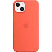Чехол для телефона Apple MagSafe Silicone Case для iPhone 13 (спелый нектарин)