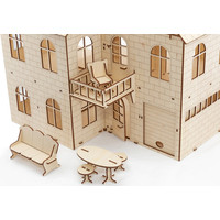 3Д-пазл Eco-Wood-Art Кукольный Домик