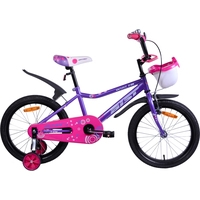 Детский велосипед AIST Wiki 20 (фиолетовый/розовый, 2019)