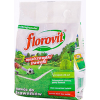 Удобрение Florovit Для газона с добавкой железа гранулированное (1 кг, мешок)