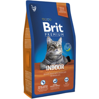 Сухой корм для кошек Brit Premium Cat Indoor с курицей 8 кг
