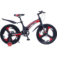 Детский велосипед Delta Prestige Maxx D 20 2022 (черный/красный, литые диски)