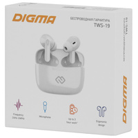 Наушники Digma TWS-19 (белый)