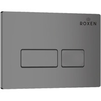 Унитаз подвесной Roxen Antares One Rimless 6 в 1 StounFix Slim 597373 (кнопка: матовая)