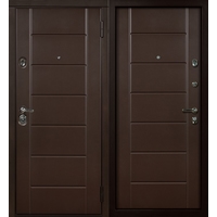 Металлическая дверь Стальная Линия Невада для дома 100У (коричневый)