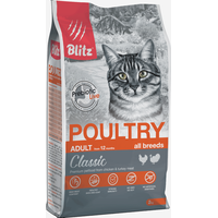 Сухой корм для кошек Blitz Classic Poultry Adult All Breeds (с домашней птицей) 2 кг