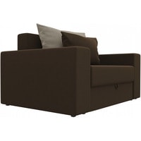 Кресло-кровать Mebelico Мэдисон 14 28889 (микровельвет, коричневый/бежевый/коричневый)