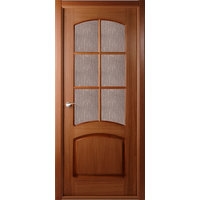 Межкомнатная дверь Belwooddoors Наполеон 60 см (стекло, шпон, орех/кора дуба бронза)
