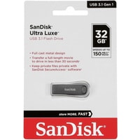 USB Flash SanDisk Ultra Luxe USB 3.1 32GB SDCZ74-032G-G46