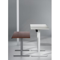 Стол для работы стоя ErgoSmart Electric Desk Compact (дуб мореный/белый)