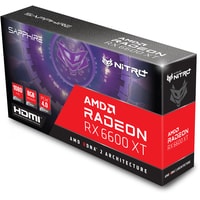 Видеокарта Sapphire Nitro+ Radeon RX 6600 XT 8GB GDDR6 11309-01-20G