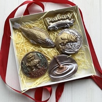 Подарочный набор НеSlipnitsa Рыбаку из шоколада