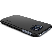 Чехол для телефона Spigen Thin Fit для Samsung Galaxy S6 (Smooth Black) [SGP11308]