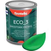 Краска Finntella Eco 3 Wash and Clean Niitty F-08-1-1-FL131 0.9 л (луг. зеленый)