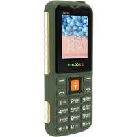 Кнопочный телефон TeXet TM-D400 (зеленый)