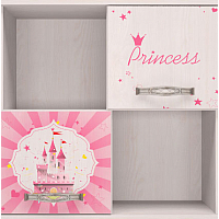 Шкаф распашной Ижмебель Принцесса 10 (лиственница сибиу)