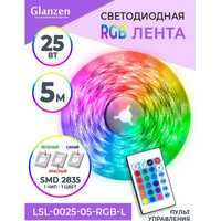 Готовый комплект светодиодной ленты Glanzen LSL-0025-05-RGB-L