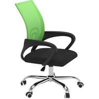 Кресло LoftyHome Staff (черный/зеленый)