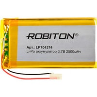 Аккумулятор Robiton LP704374 2500 mAh 1 шт