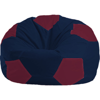 Кресло-мешок Flagman Мяч Стандарт М1.1-49 (темно-синий/бордовый)