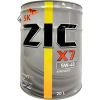 Моторное масло ZIC X7 5W-40 20л